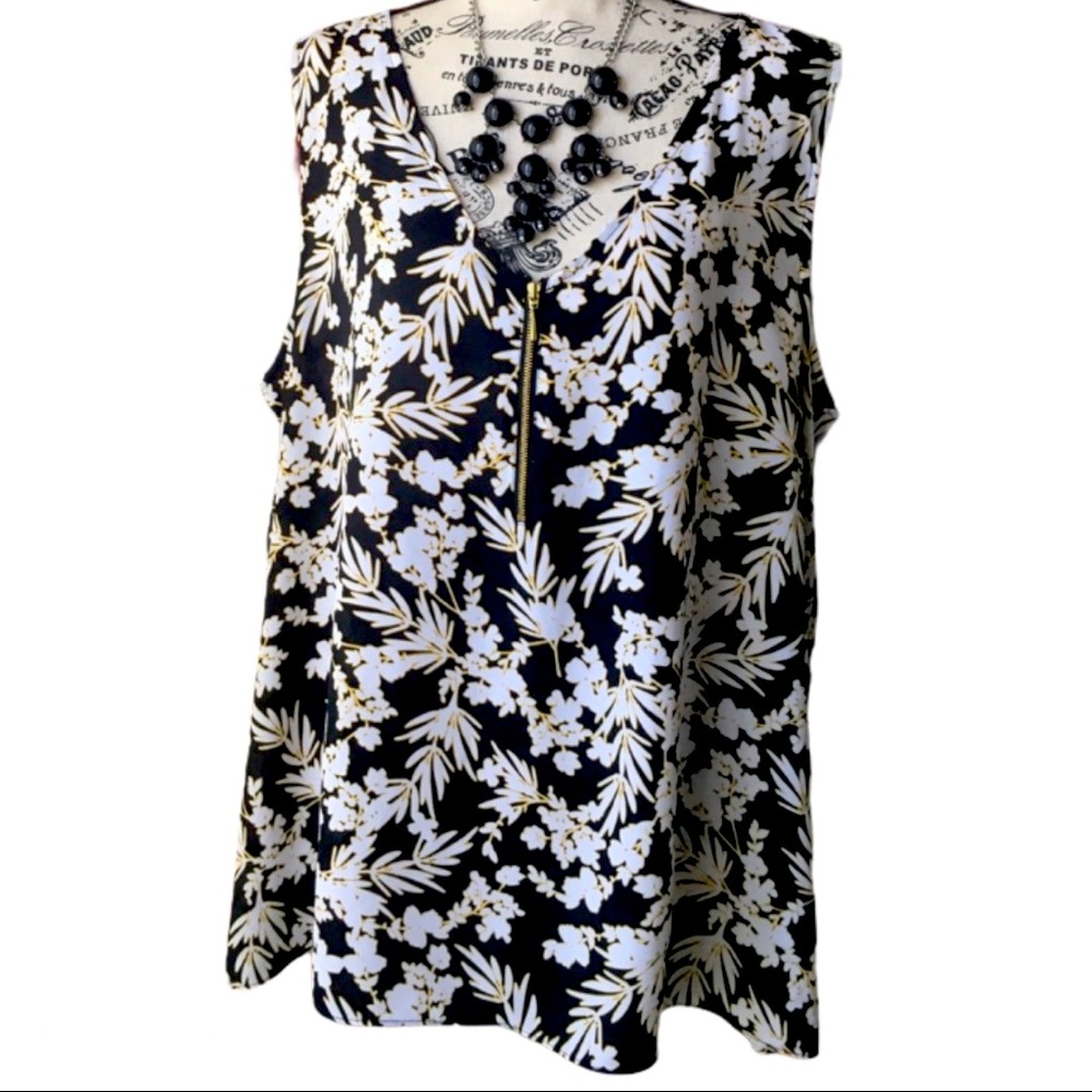 Worthington Plus Size Sleeveless Top, Size XXL